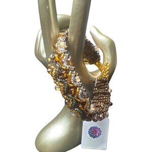 Seed Bead Woven Bracelet